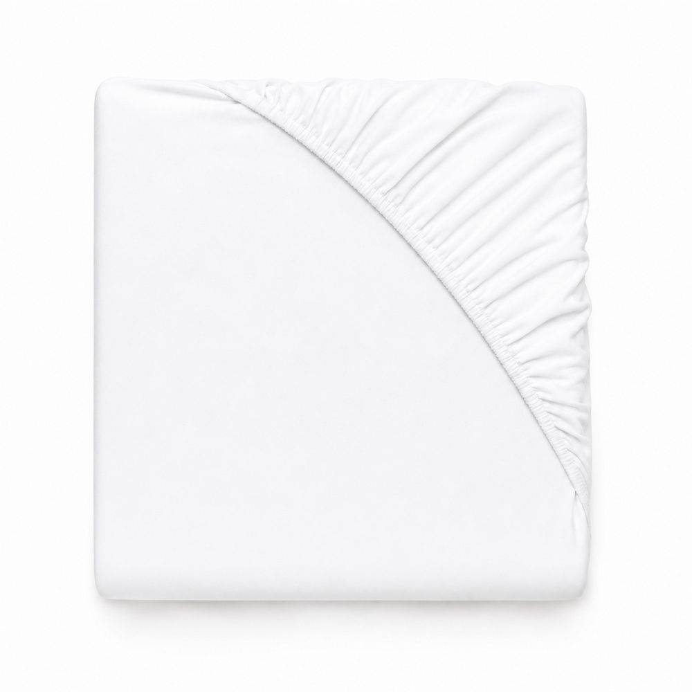 Lenzuolo sotto con angoli Harmony Jersey Bianco Matrimoniale