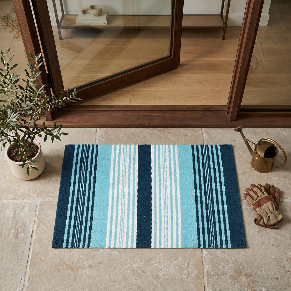 Tappeto antiscivolo Delfi cordura Turchese 50x80