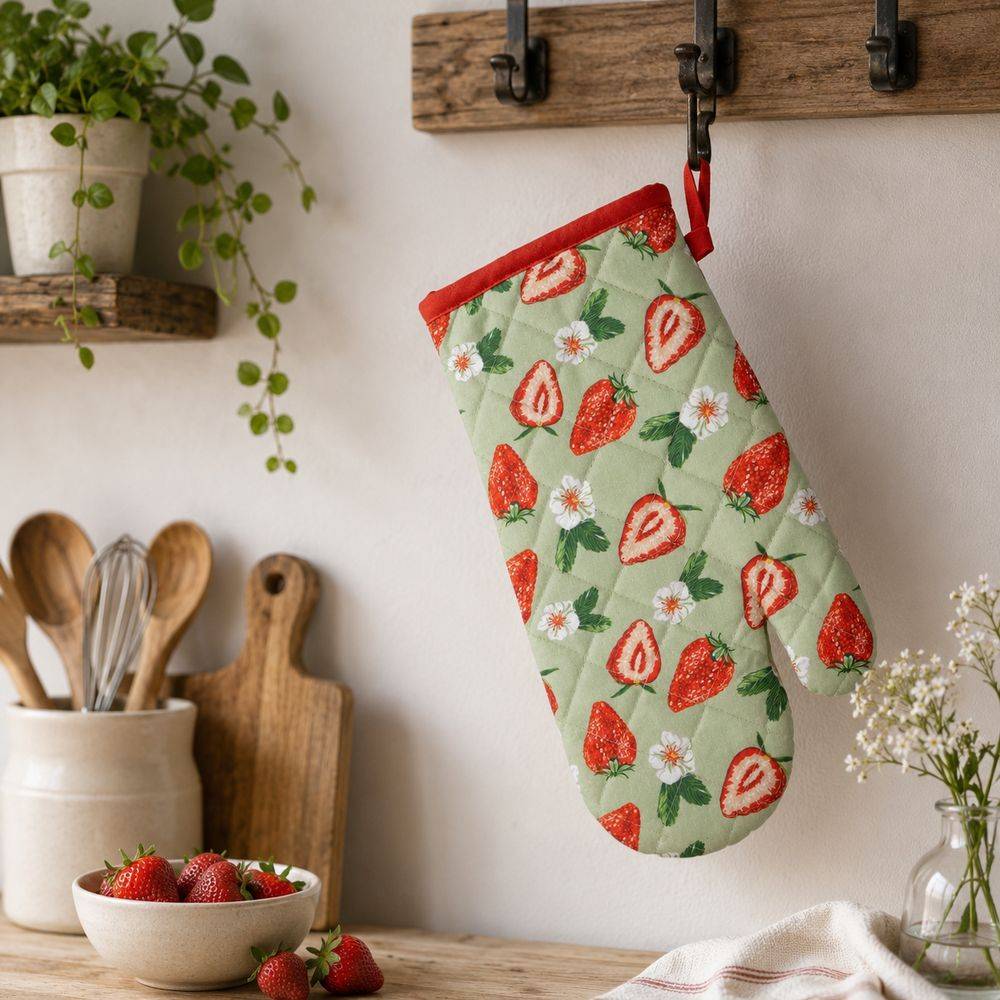 Guanto forno Meriggio Fragole
