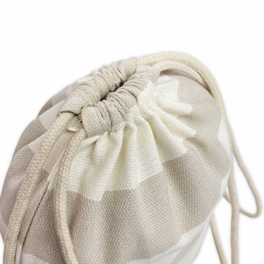 Telo Mare + Sacca Fouta Versilia Beige