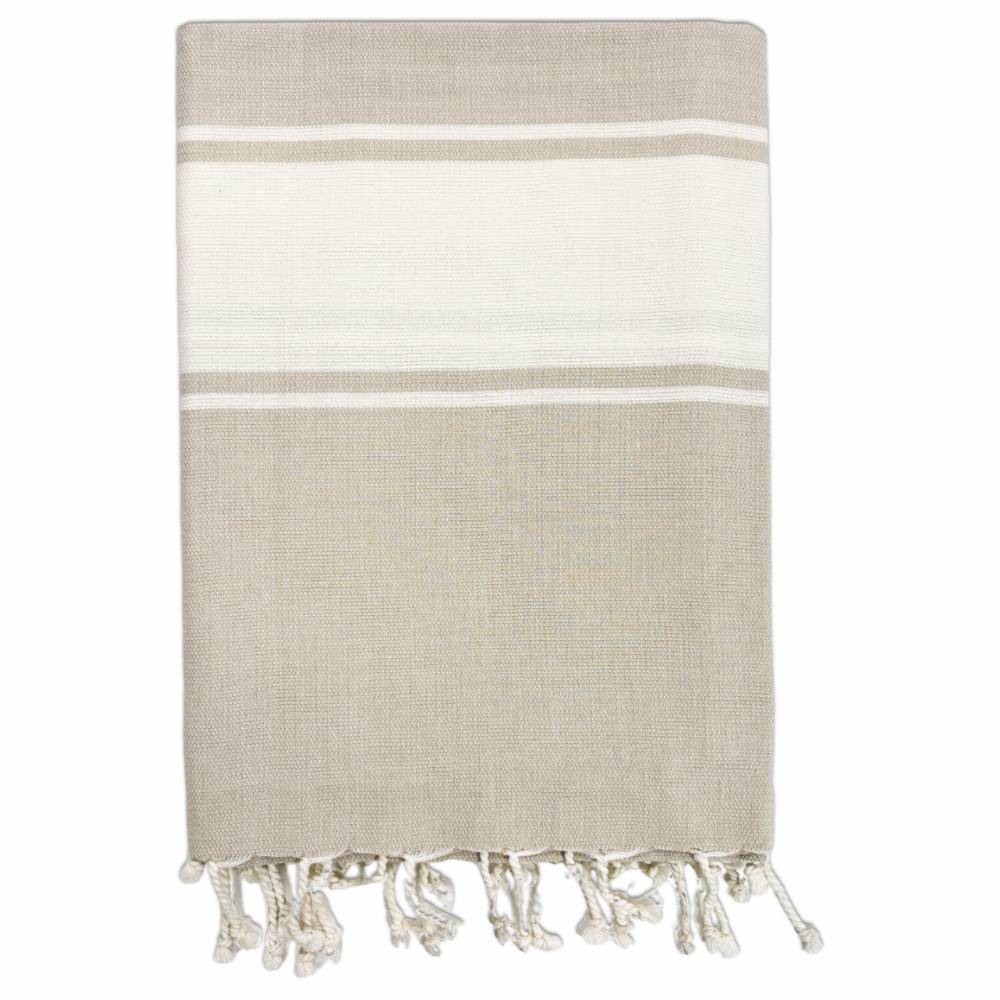 Telo Mare + Sacca Fouta Versilia Beige