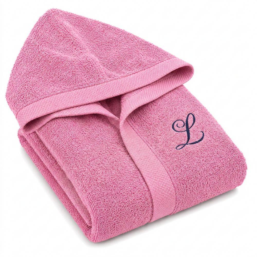 Accappatoio con cappuccio Elegant Rosa