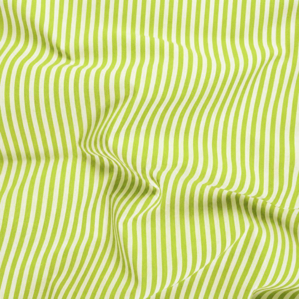 Tessuto a metro Indanthreen Righe Verde Lime H 180