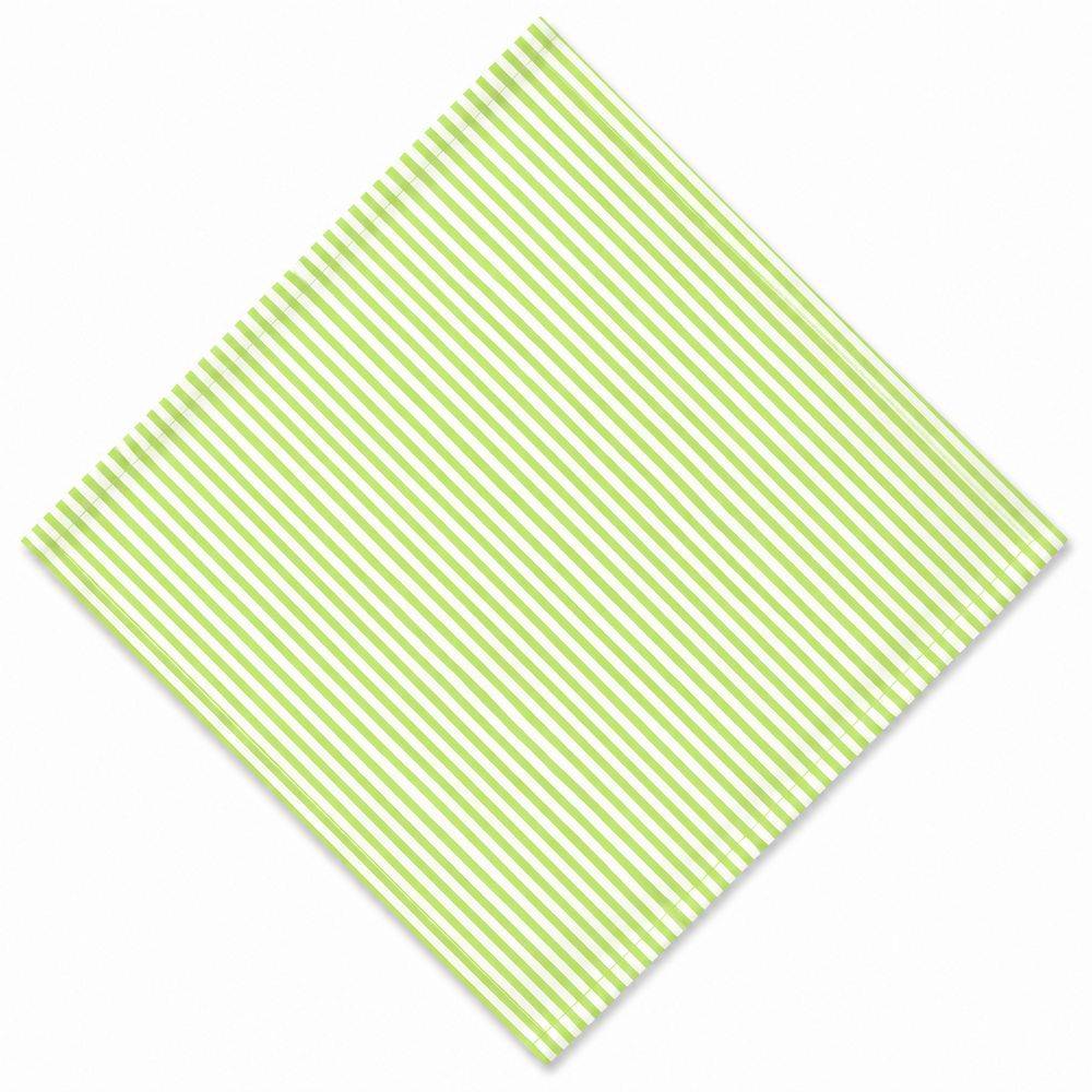 Centrotavola su misura Indanthreen Righe Verde Lime 