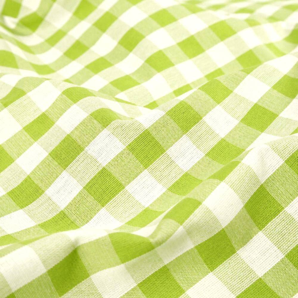 Runner su misura Indanthreen Quadretto Verde Lime