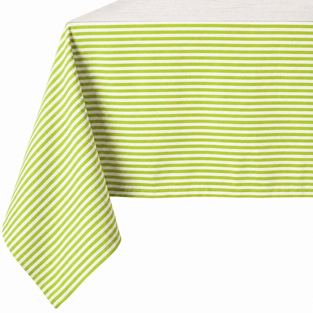 Tovaglia su misura Indanthreen Righe Verde Lime 