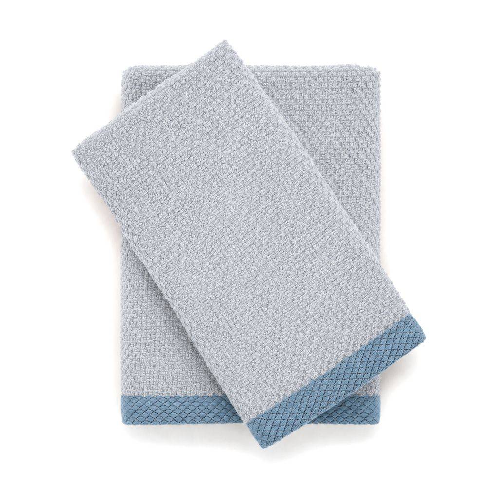 Coppia Asciugamani in Spugna Mr & Mrs Grigio/Antracite