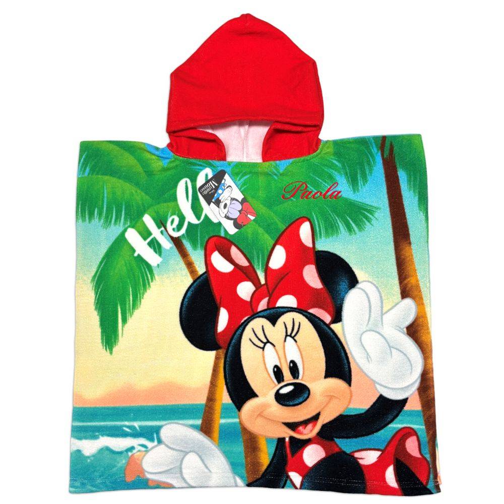 Poncho-Telo Mare Microfibra Disney Minnie