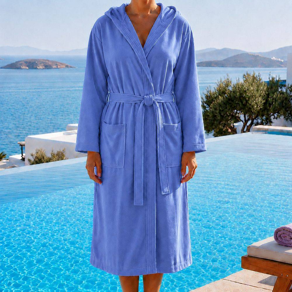 Accappatoio in Microfibra Blu