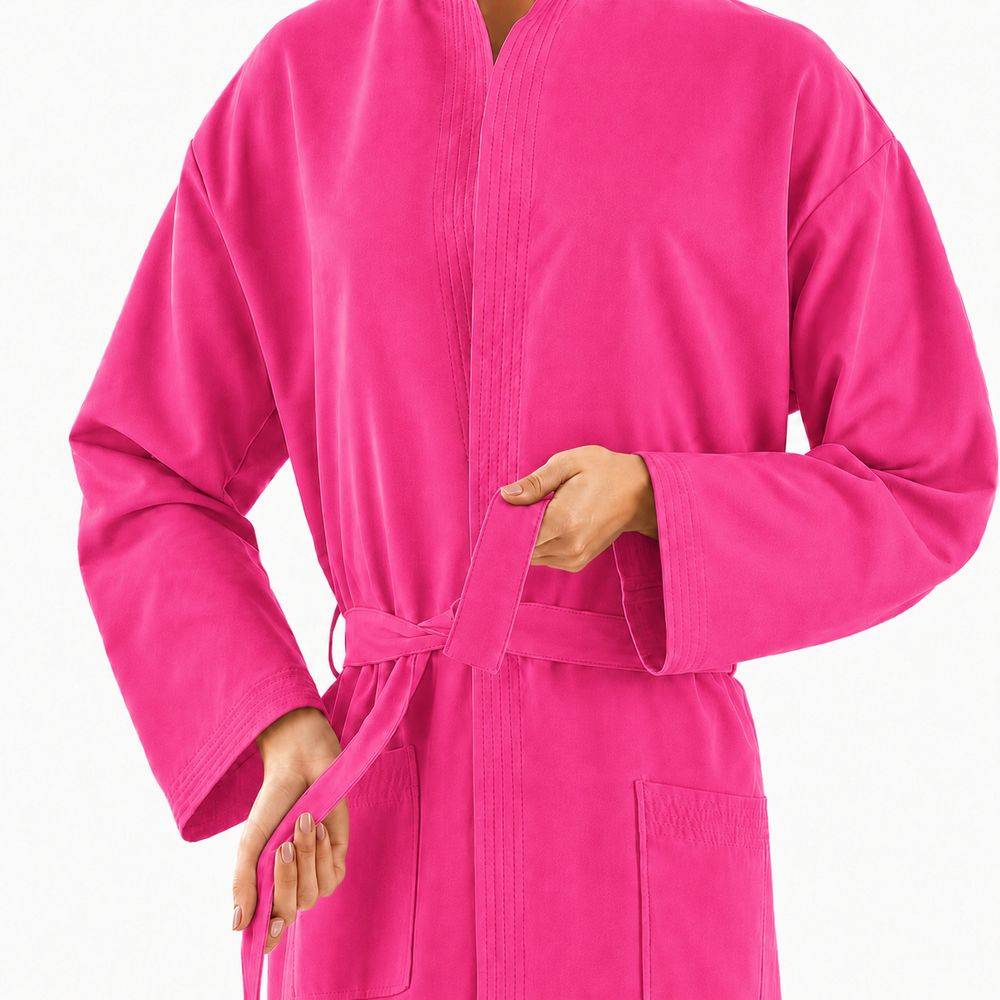 Accappatoio in Microfibra Fuxia