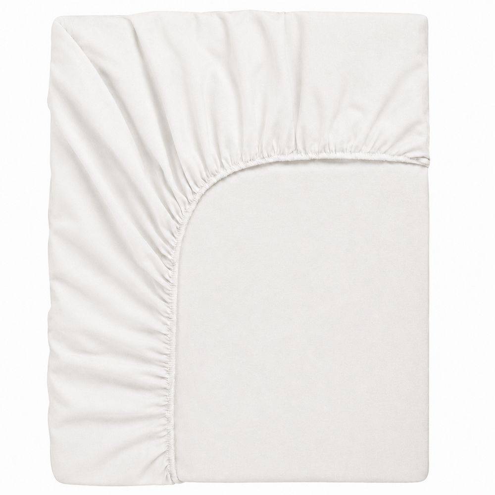 Lenzuolo sotto con angoli Jersey Bianco Piazza e mezzo