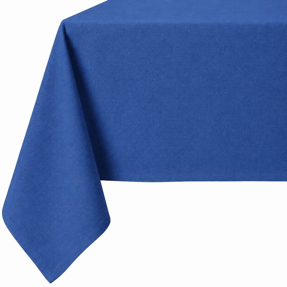 Tovaglia su misura 100% Cotone Panama tinto in filo Cavalieri Blu Cina