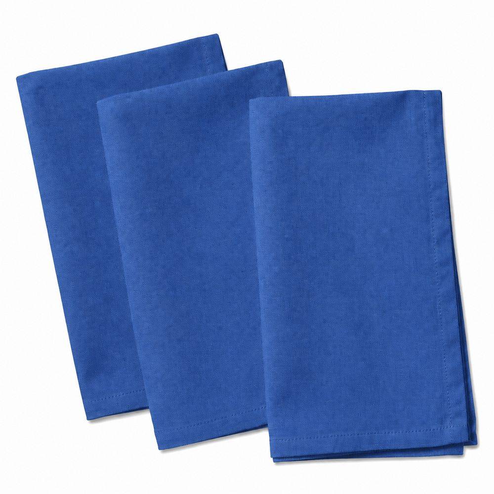 Tovagliolo su misura 100% Cotone Panama tinto in filo Cavalieri Blu Cina