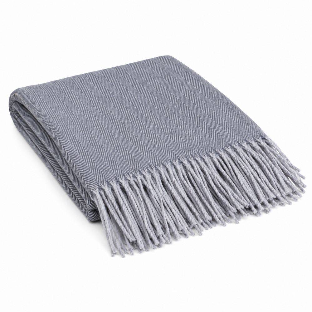 Plaid Gemma Super Soft Grigio 130 x 160