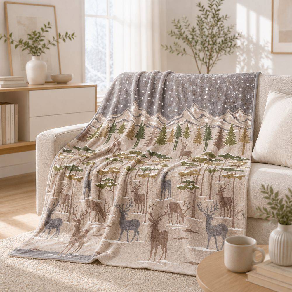 Plaid Bosco Berry 130 x 160