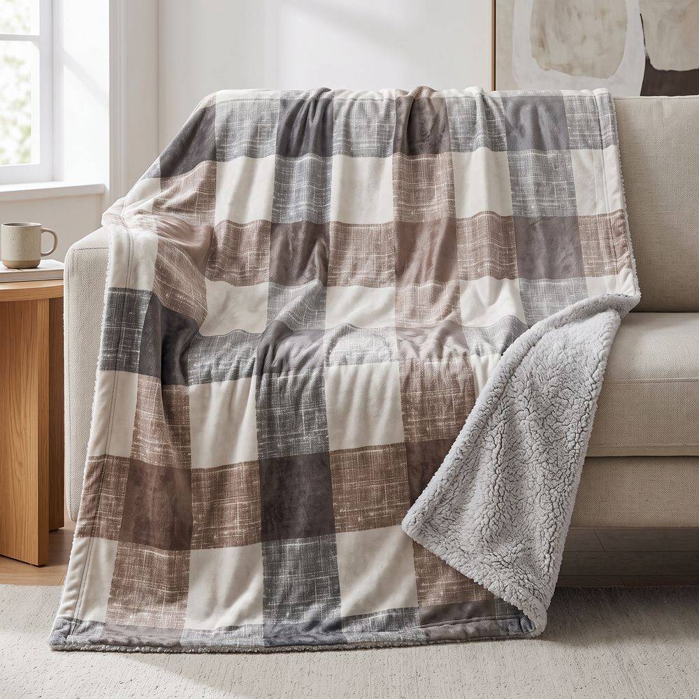 Plaid Sherpa Square Singolo