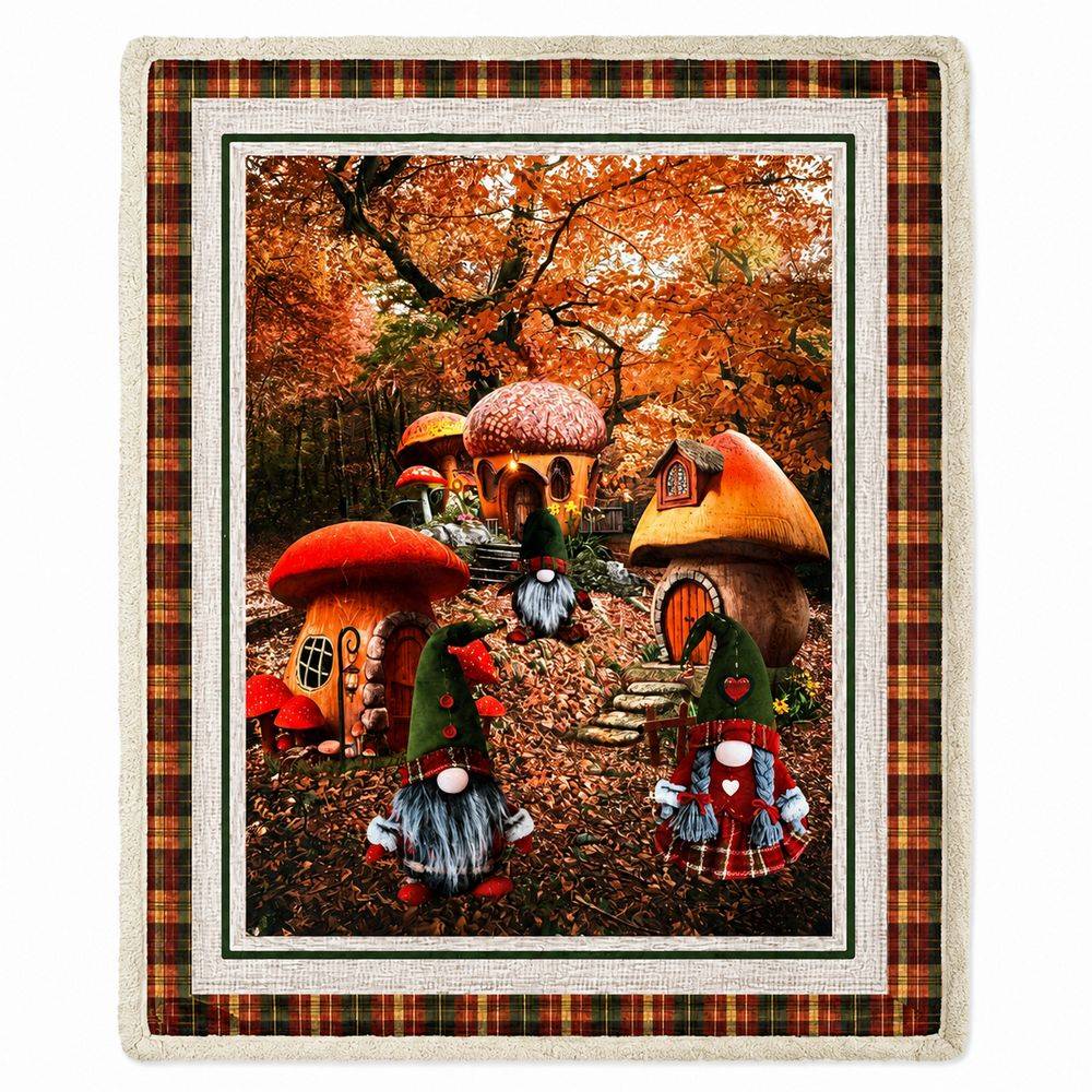 Plaid Sherpa stampa digitale Elfi 130 x 160