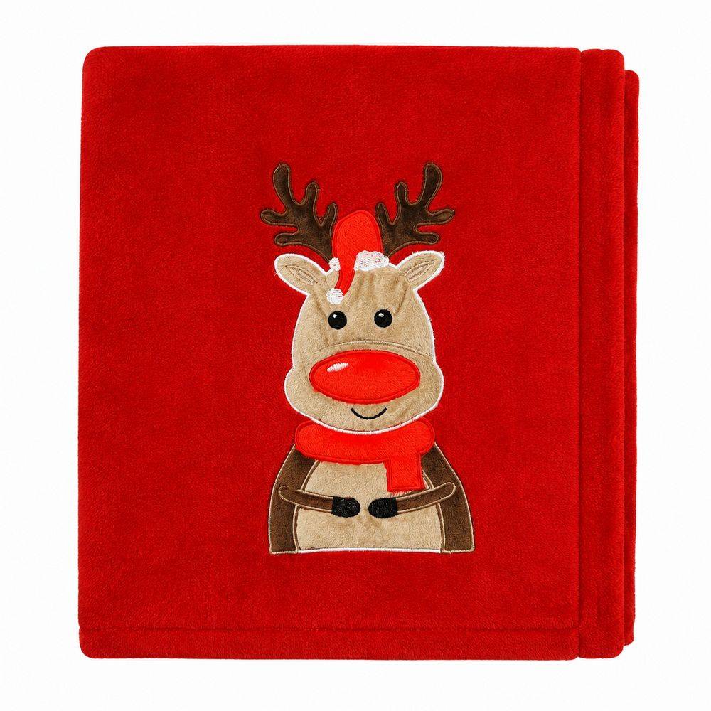 Plaid Cervo ricamato 130 x 160