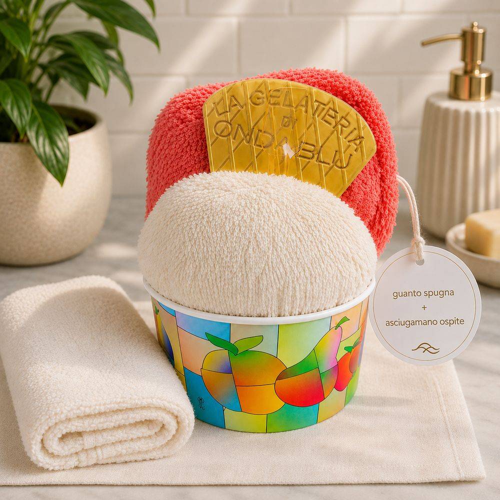 Set Coppa Gelato 2 pezzi - Panna & Fragola