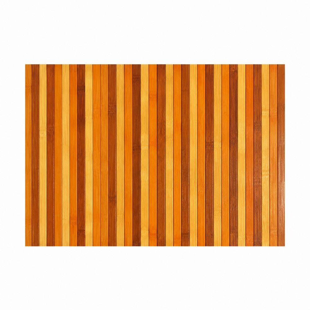 Tappeto in Bamboo Degradè Arancio 50 x 110 cm