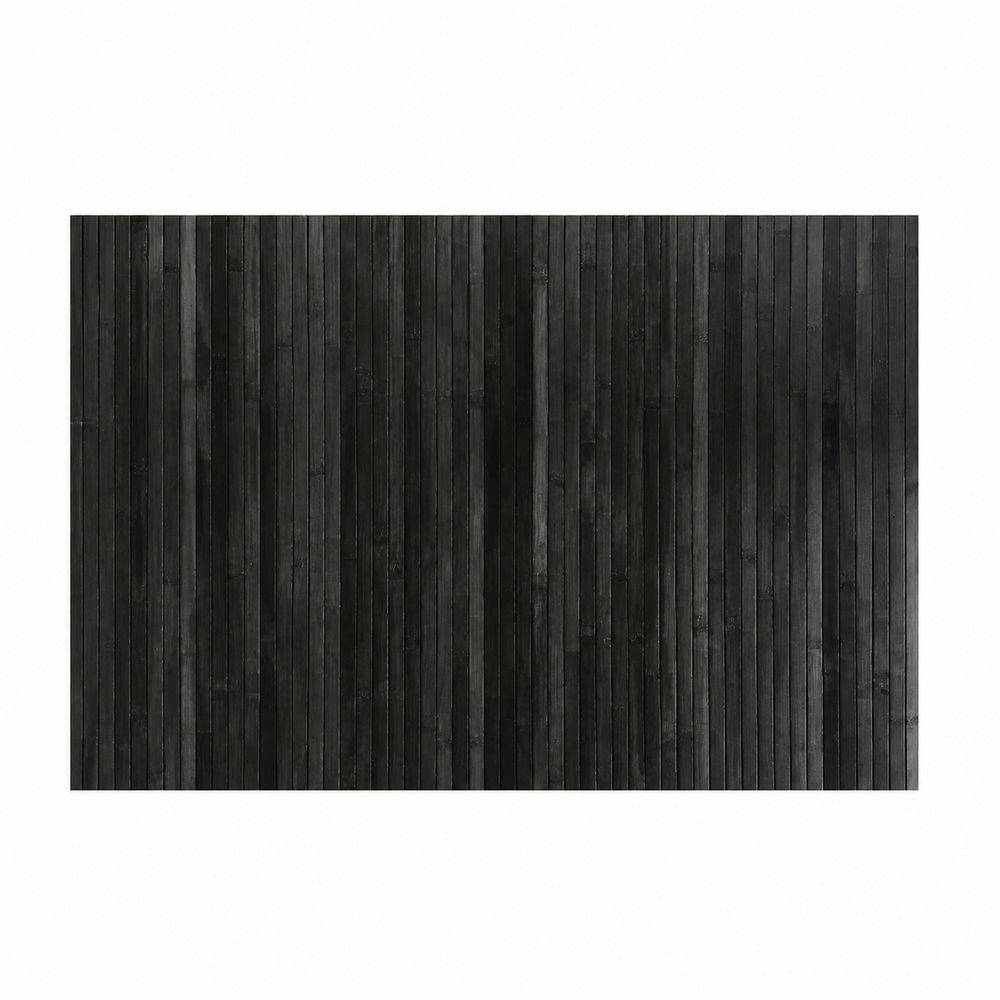 Tappeto in Bamboo Nero 50 x 58 cm