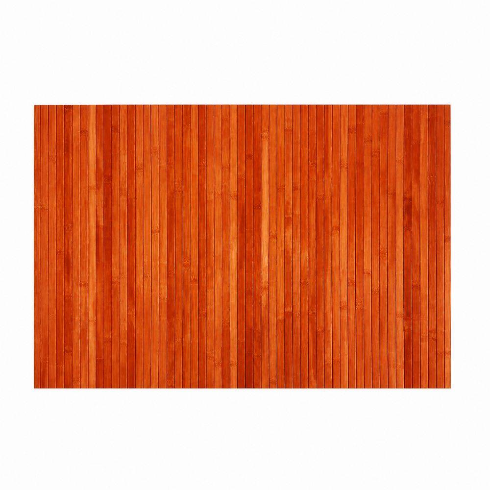 Tappeto in Bamboo Arancio 50 x 100 cm
