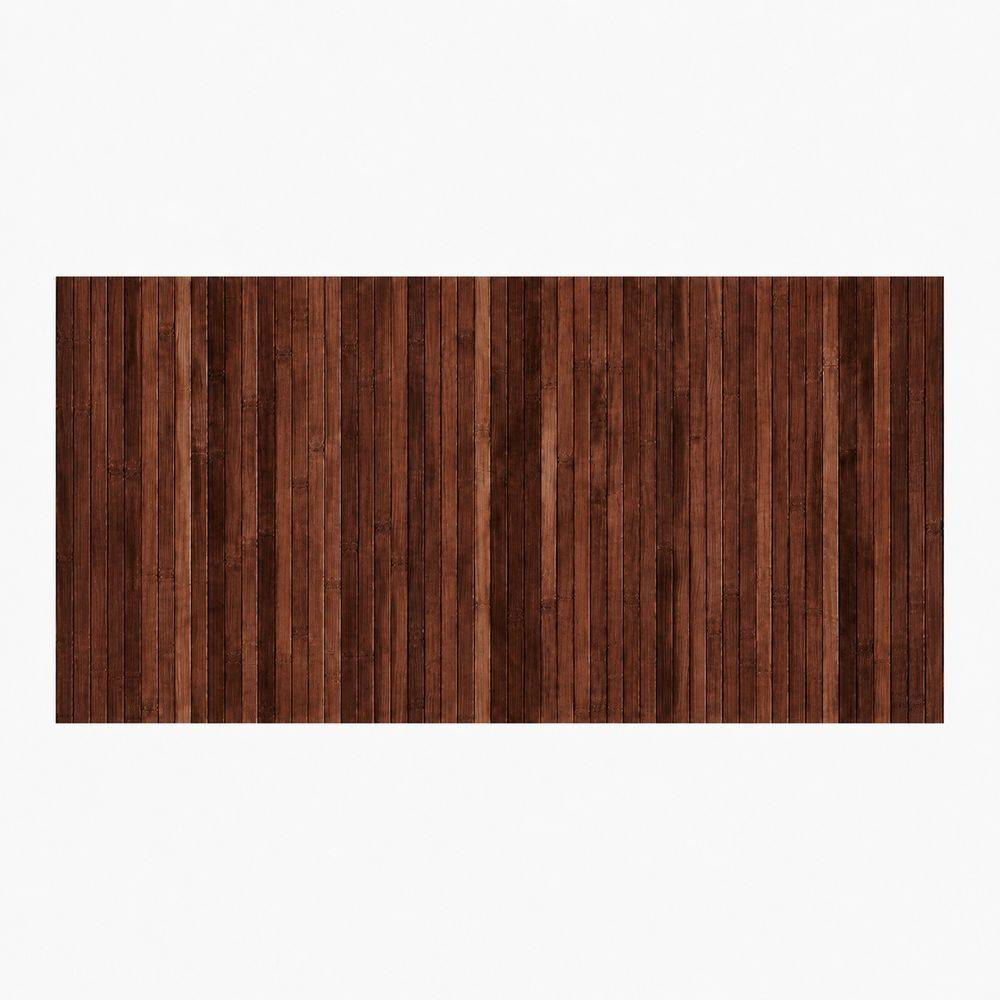 Tappeto in Bamboo Marrone 50 x 164 cm