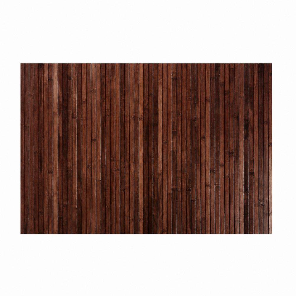 Tappeto in Bamboo Marrone 50 x 100 cm