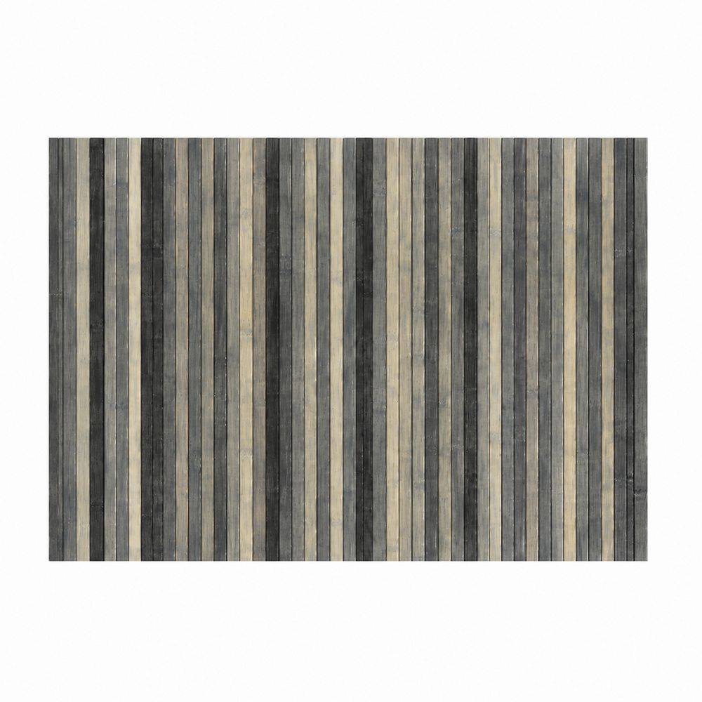 Tappeto in Bamboo Degradè Grigio 50 x 66 cm