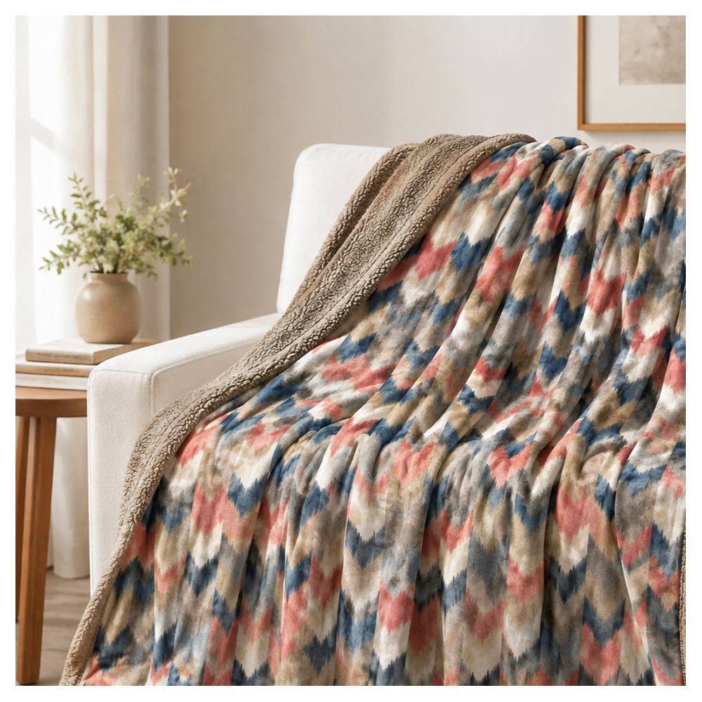 Plaid Sherpa Multicolor 130 x 160