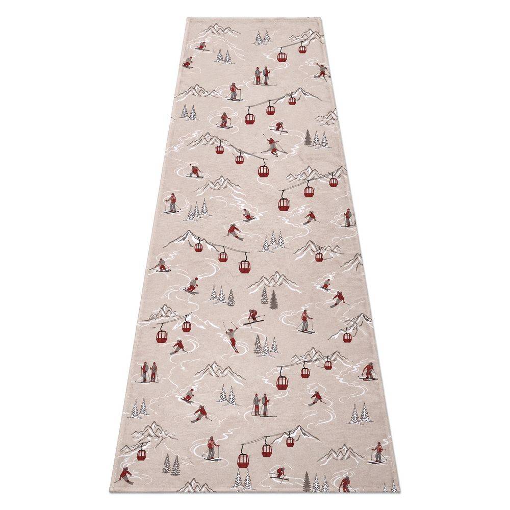 Runner su misura Sciatori fondo Beige