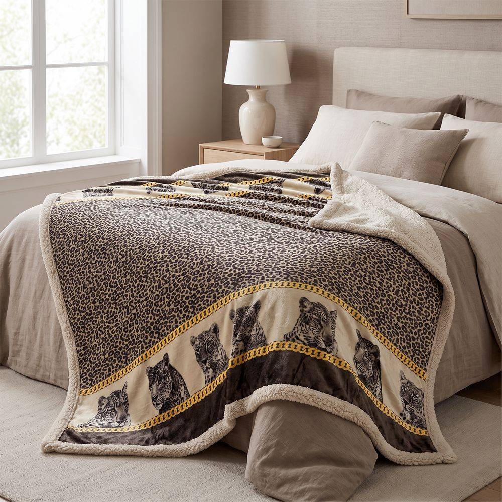 Plaid Sherpa Jungle 130 x 160