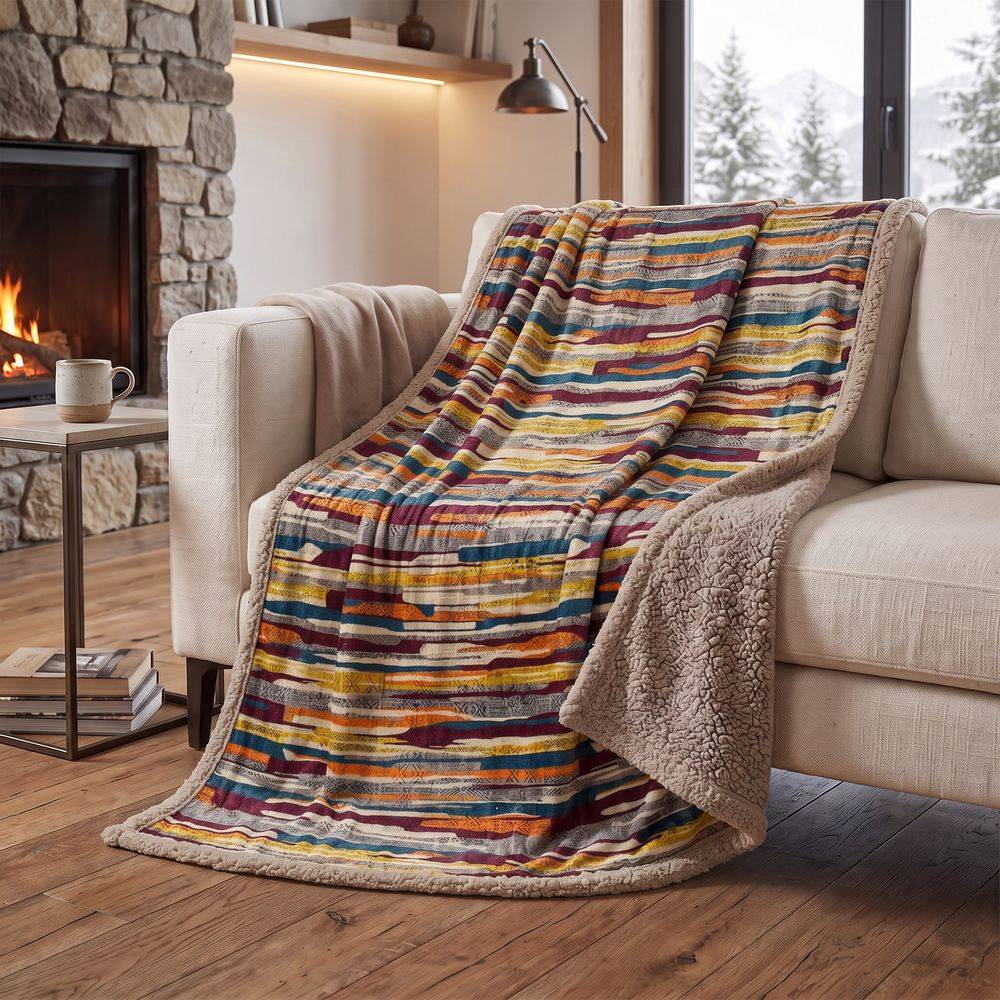 Plaid Sherpa Maya 130 x 160