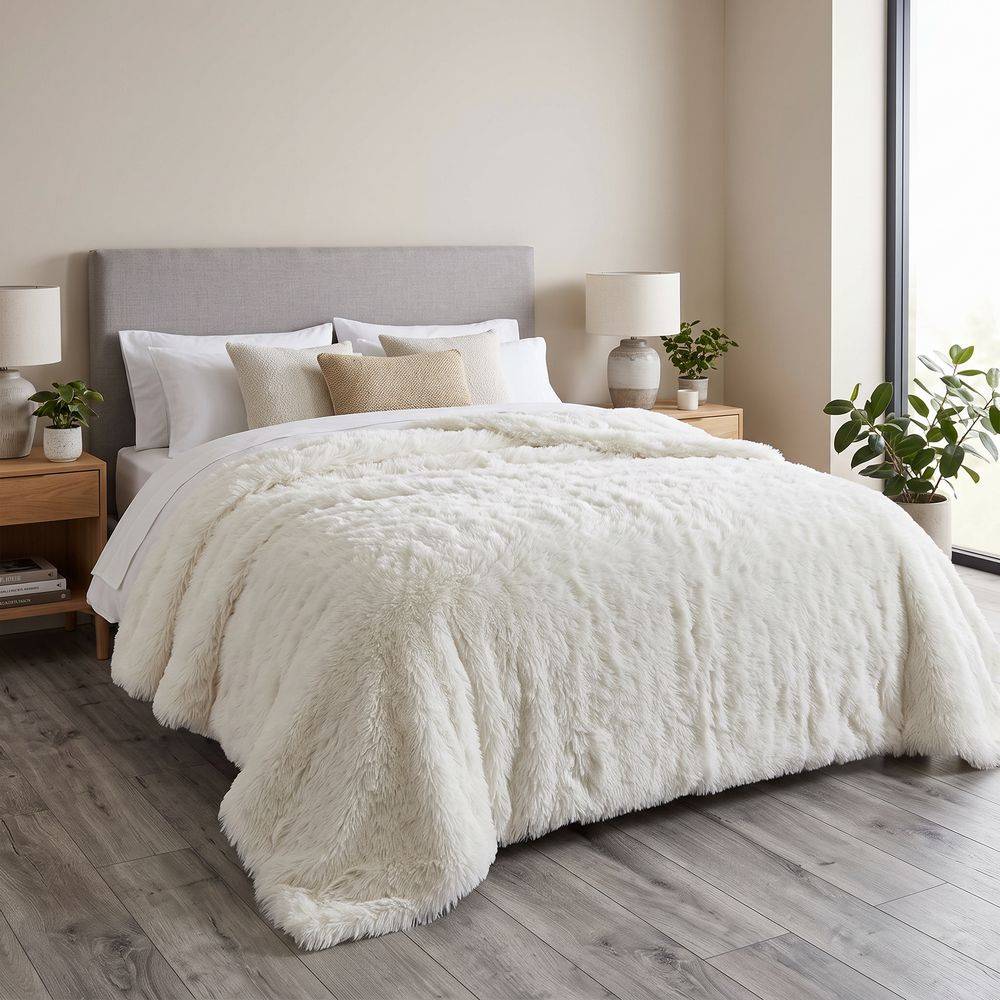 Plaid Caponord pelliccia ecologica matrimoniale 200 x 230