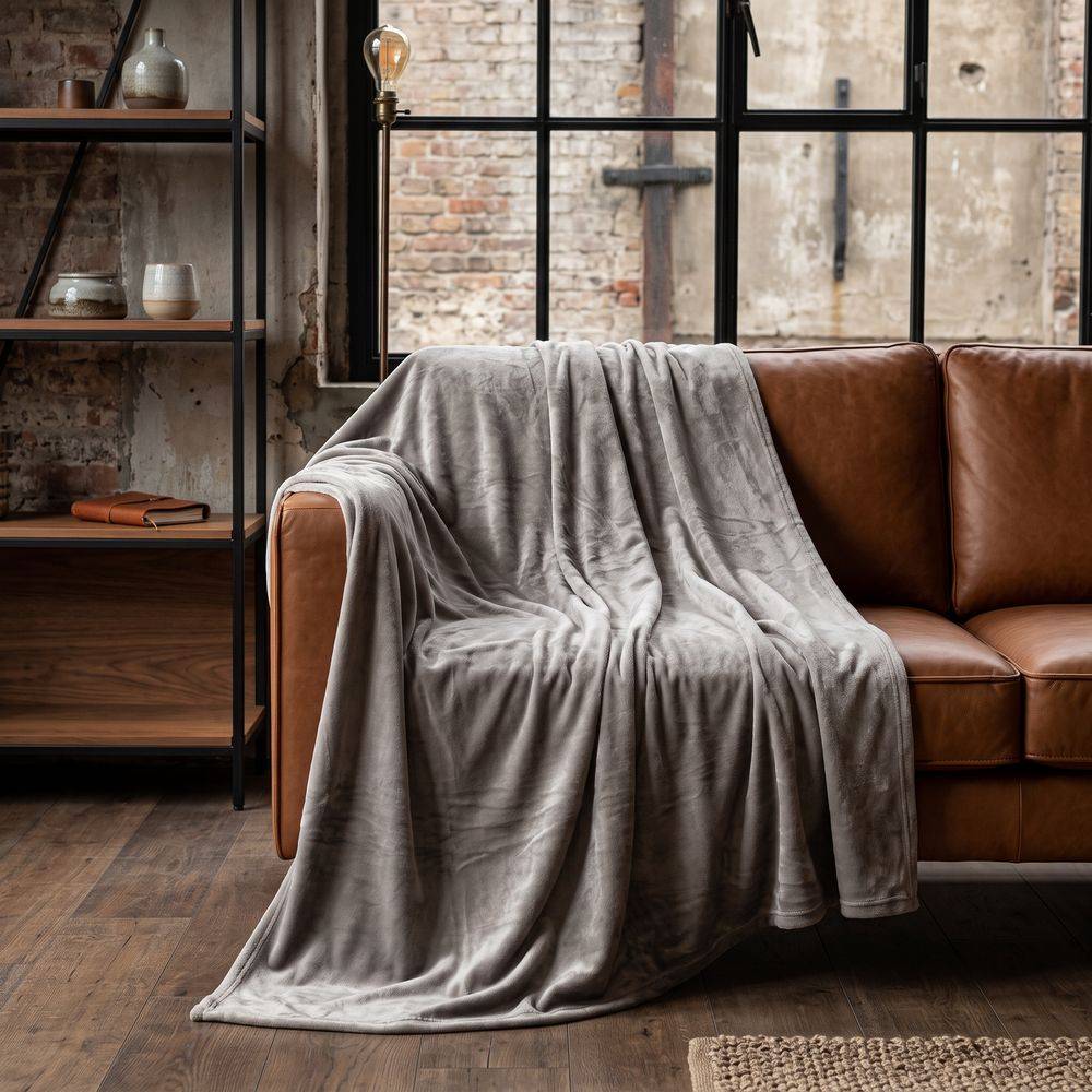 Plaid Relais tortora singolo 160 x 210