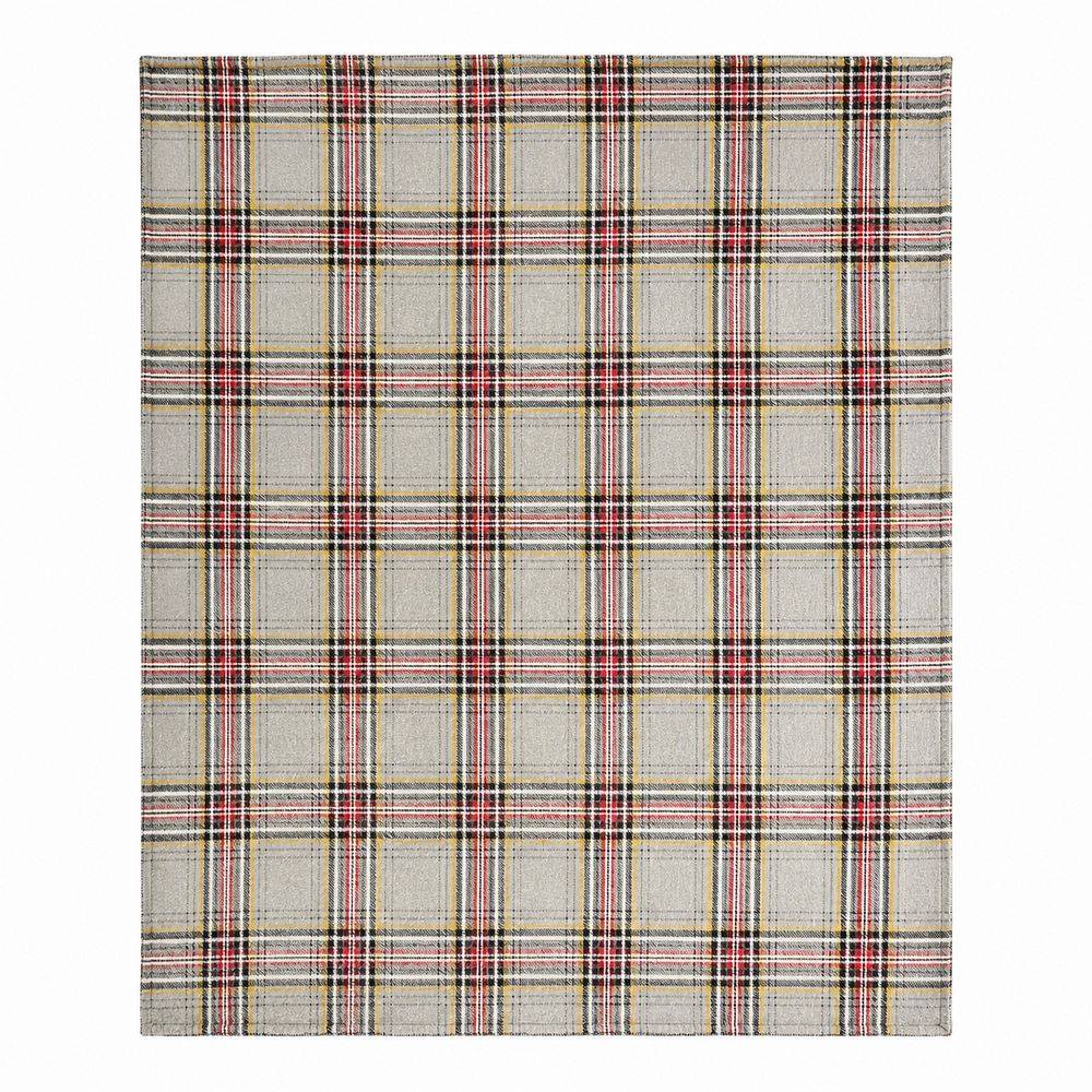 Plaid cuscino Kilt Grigio