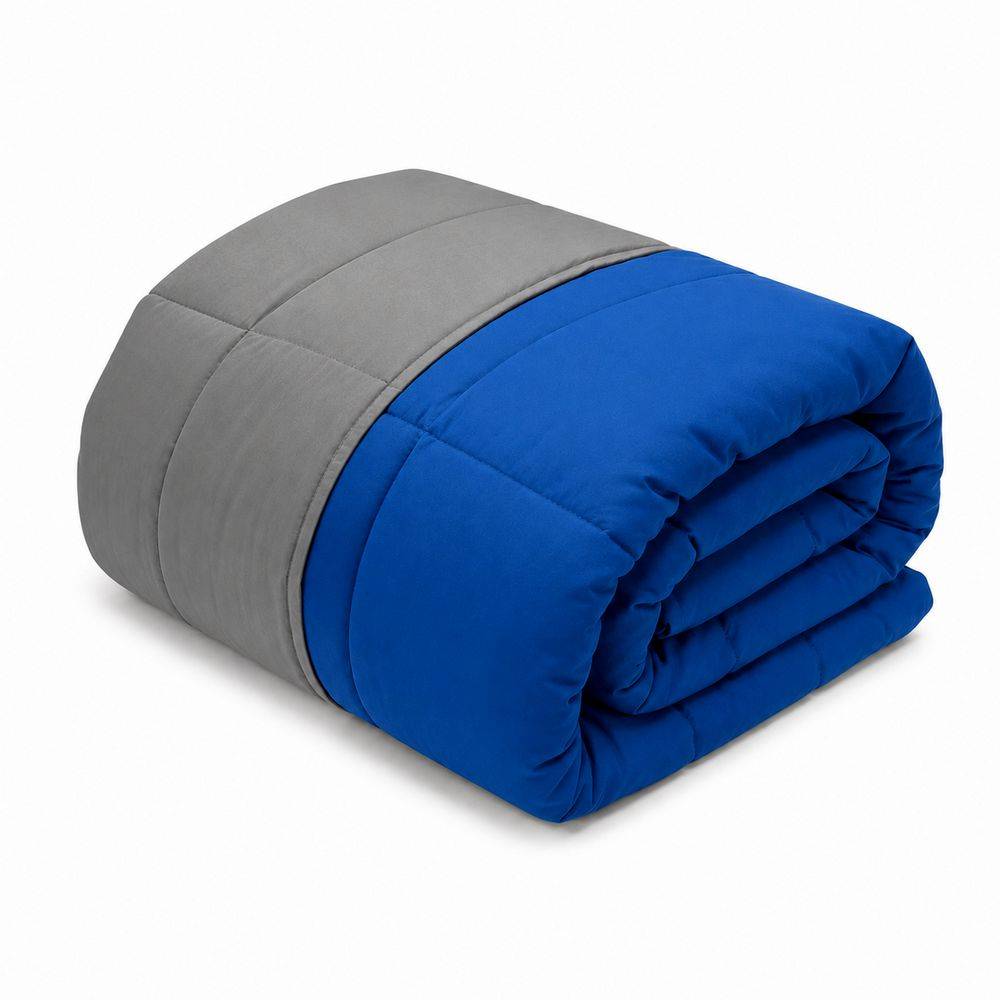 Trapunta Piumotta Blu invernale 350 gr Matrimoniale