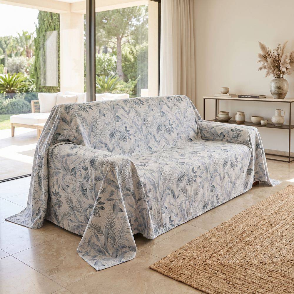 Copridivano Copritutto cotone leggero Dalisia Avio 170 x 295
