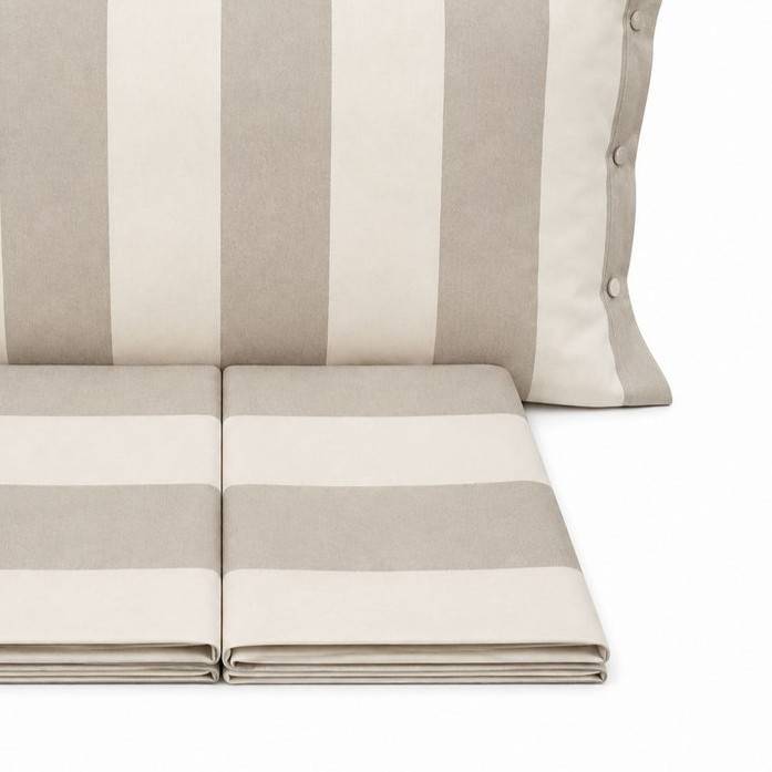 Completo Lenzuola Rigoni beige matrimoniale