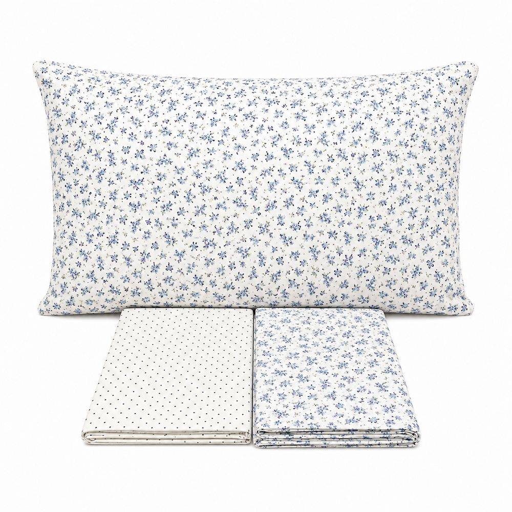 Completo Lenzuola Violette azzurre singole