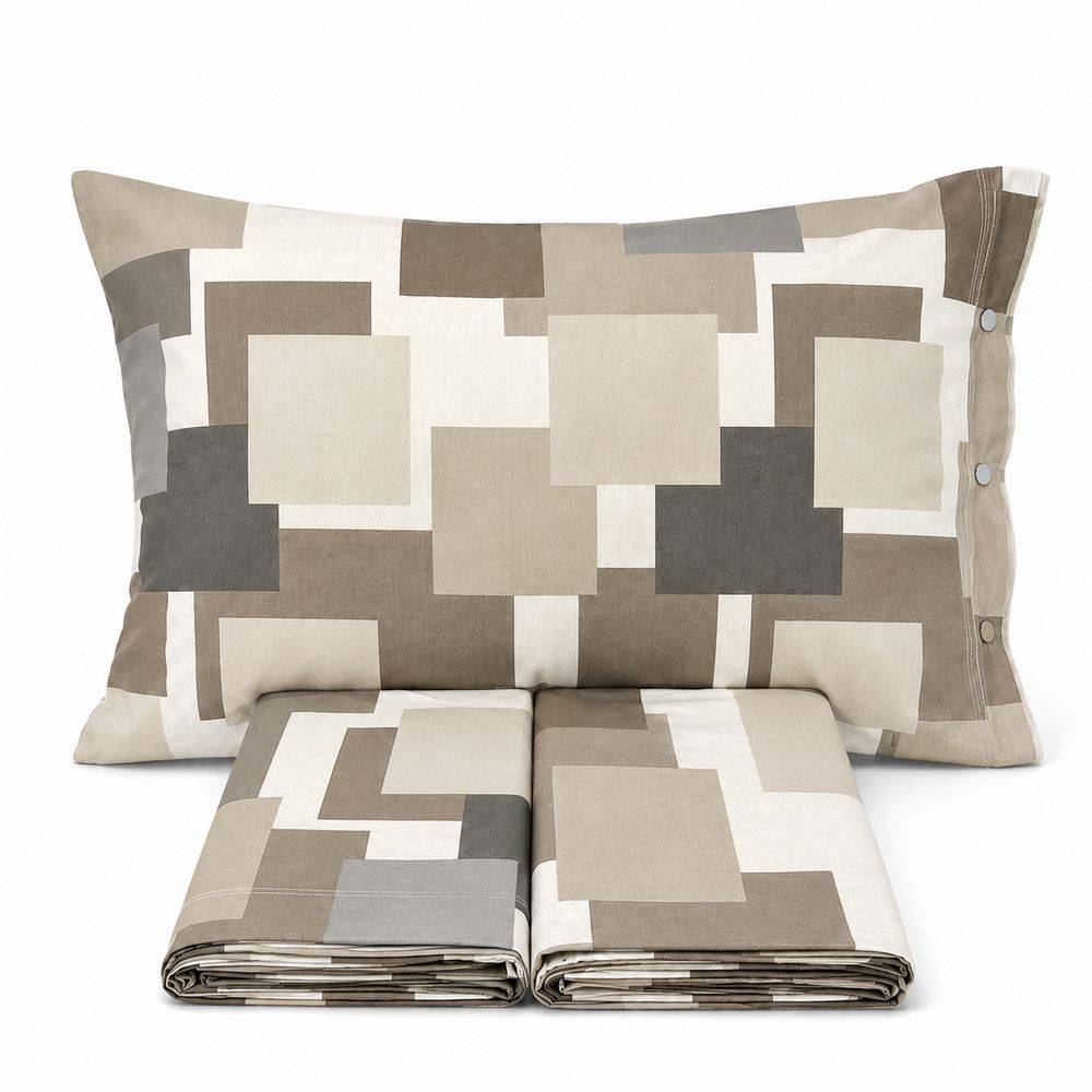 Completo Lenzuola City beige singolo
