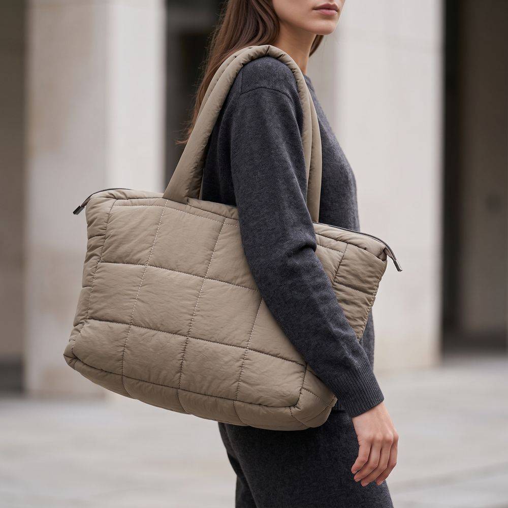 Borsa Tote trapuntata puffer Louise Tortora