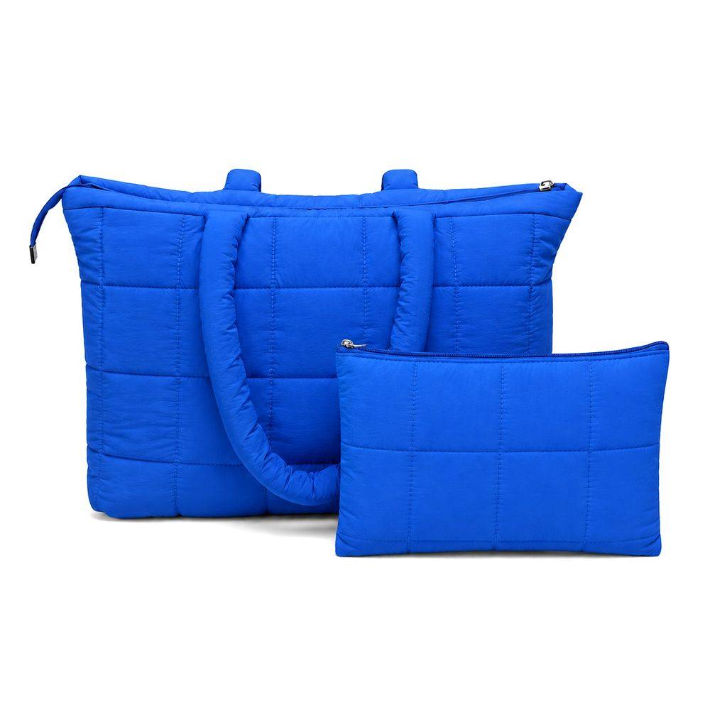 Borsa Tote trapuntata puffer Louise Blu