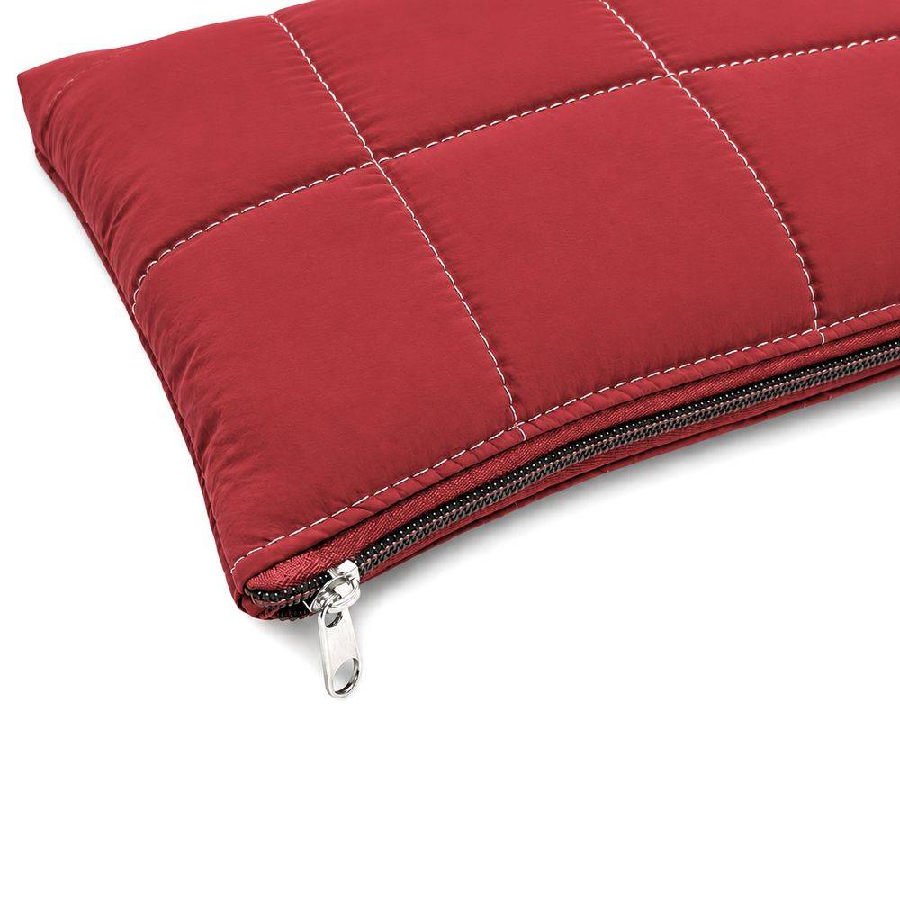Pochette trapuntata Louise Bordeaux