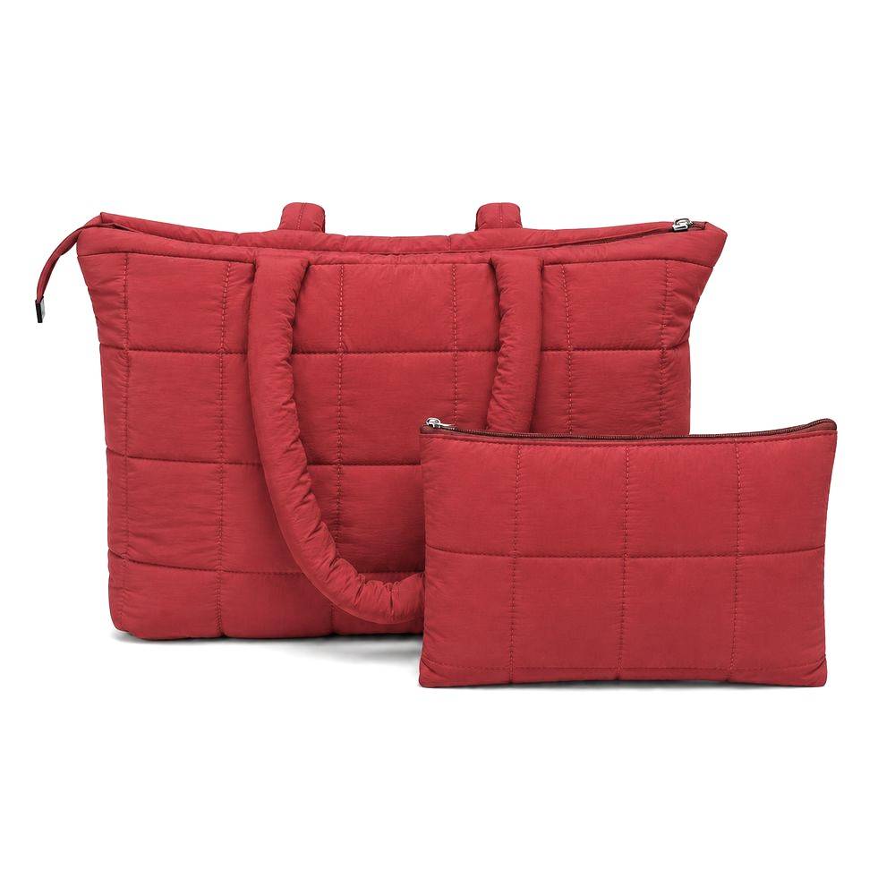 Pochette trapuntata Louise Bordeaux