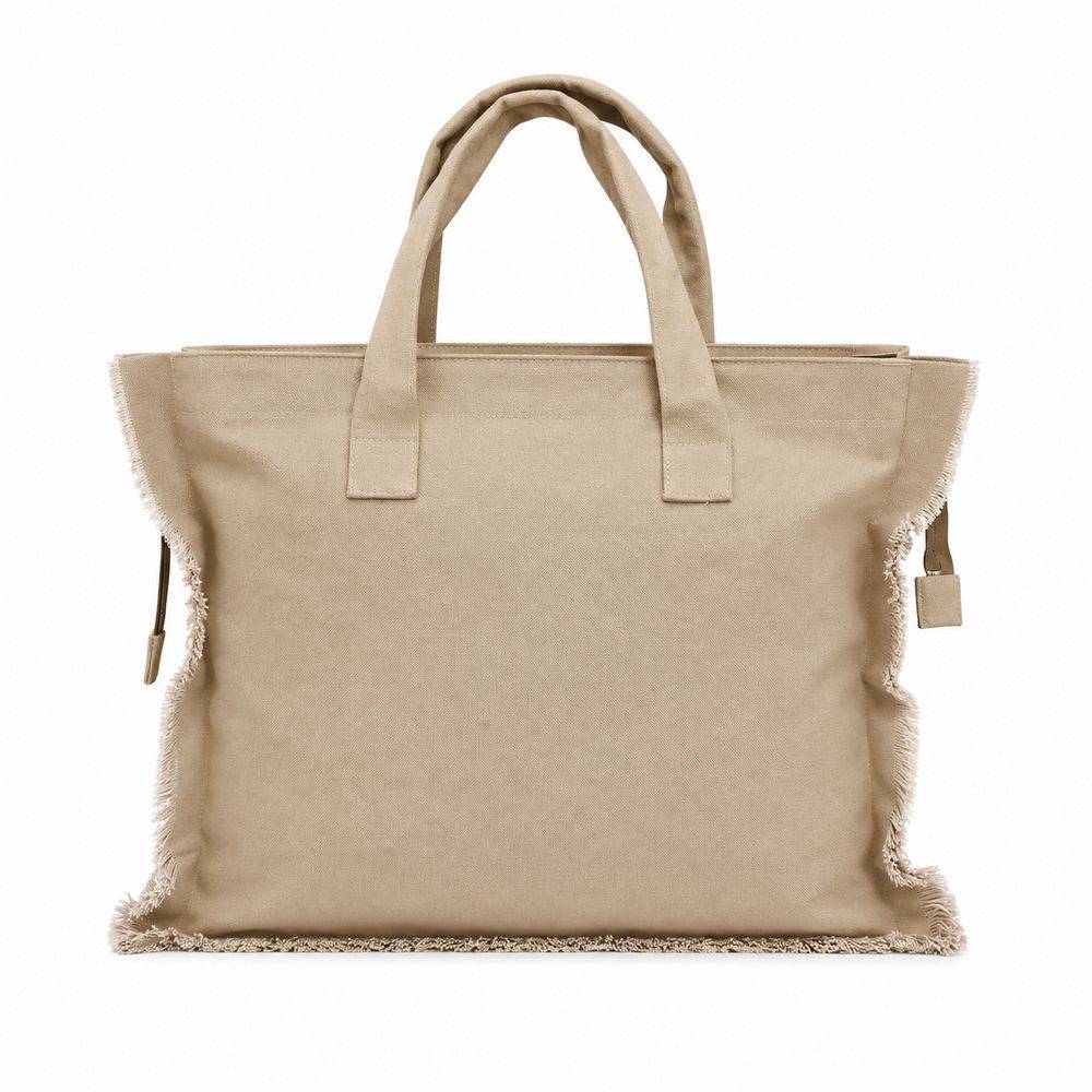 Borsa frange tortora
