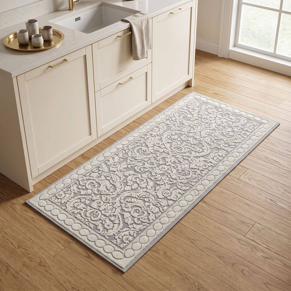 Tappeto Rebecca grigio 60 x 180