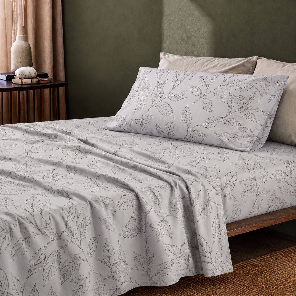 Completo Lenzuola Style Prion Grigio Matrimoniale
