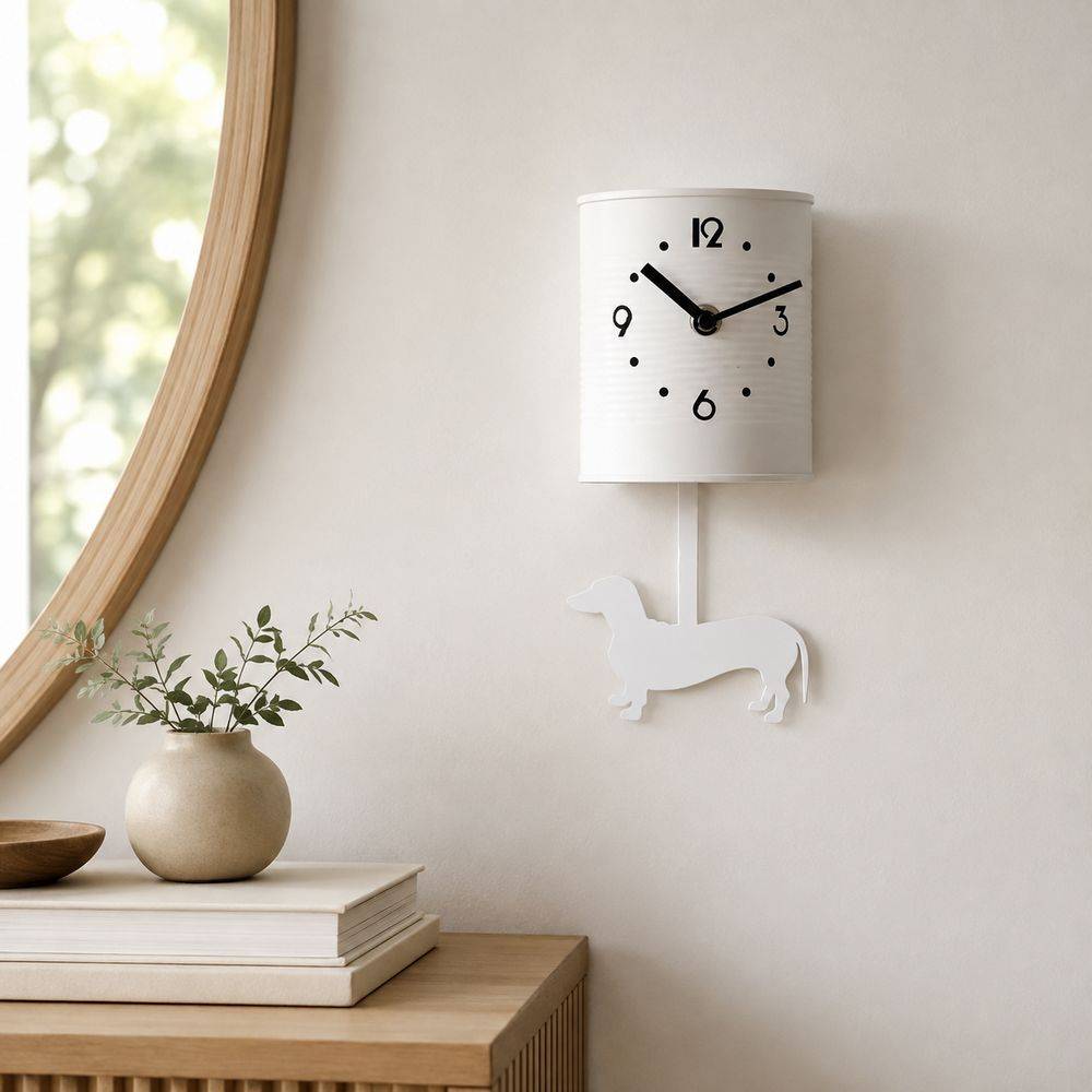 Orologio da Parete con Pendolo Cagnolino