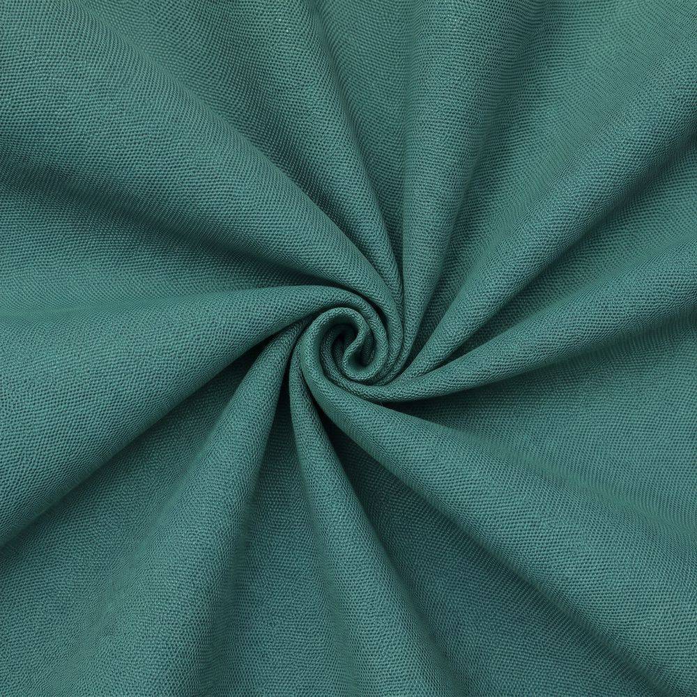 Tessuto a metro 100% Cotone Panama tinto in filo Cavalieri Verde Inglese H 280